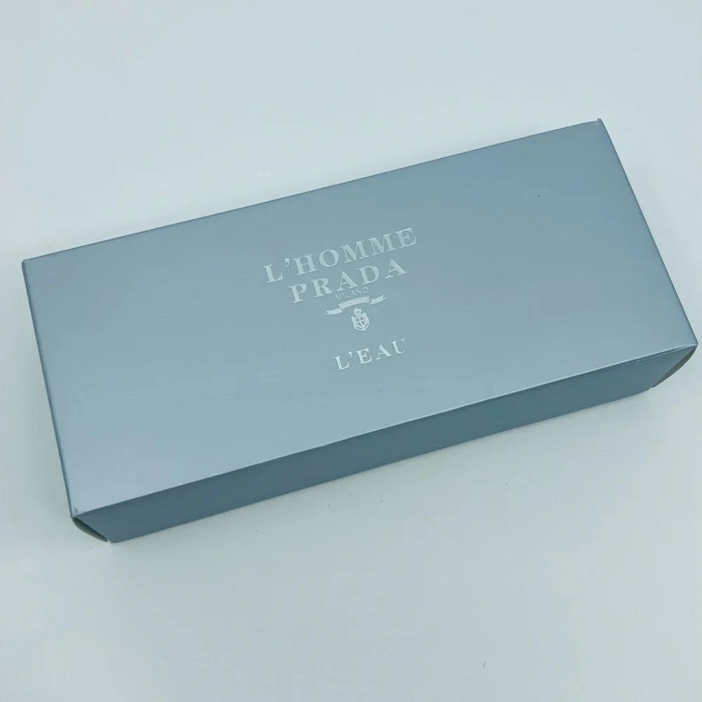 Prada L'Homme Beauty Tote Bag Blue NIB - Picture 8 of 9